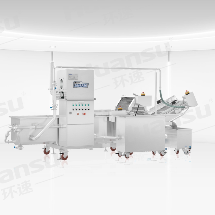 對(duì)于物料中有毛發(fā)，果蔬清洗機(jī)有用嗎